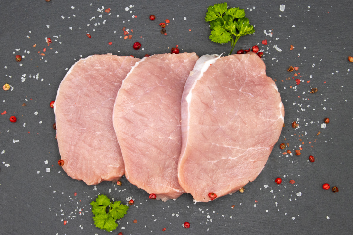 Schweinerücken Dry-Aged, Lean Steak-Cut